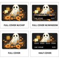 thumbnail image 4 of 4Pcs Credit Card Stickers Ghost Flowers Debit Card Decor Cards Protecting Waterproof Removable No Bubble Matte Scratch Resistant Film for Transportation Card Bank Card 3.3x2.1in, 4 of 6