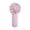A, variant on Handheld Pocket Fan Cute Clover Turbo Fan Mini Portable Cooling Fan Low Noise Pastel Personal Fan For Travel Commute Beach Student Outdoor 3 Speed USB-C Rechargeable
