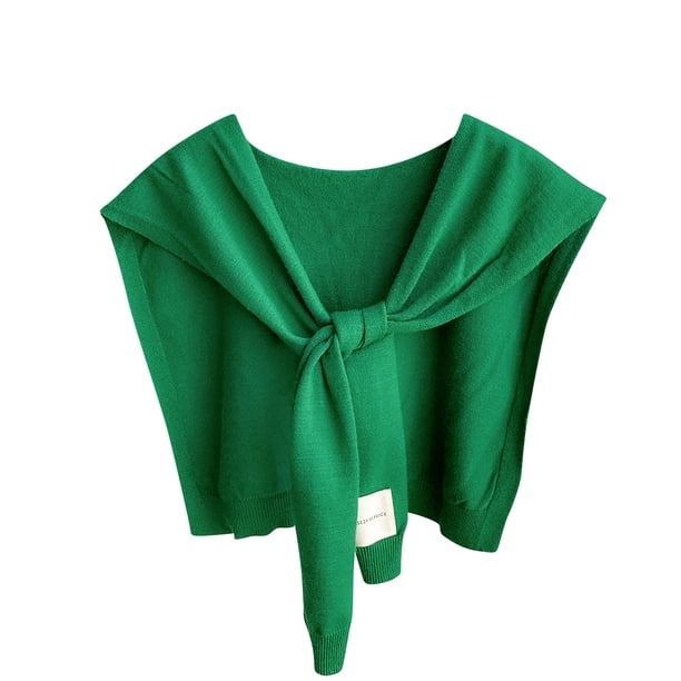 Bufandas de mujer de color liso de punto para exteriores, chal de invierno con cuello falso, bufanda decorativa Kangshi para el regazo y los hombros, bufanda para mujer