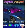 thumbnail image 6 of LINLIN Car Led Lights Interior Wireless led Lights for Car, 7 Colors led Lights for Car Interior, Ambient Lighting Car Interior Car Lights Inside Your Car Wireless USB Rechargeable Interior Lights, 6 of 8