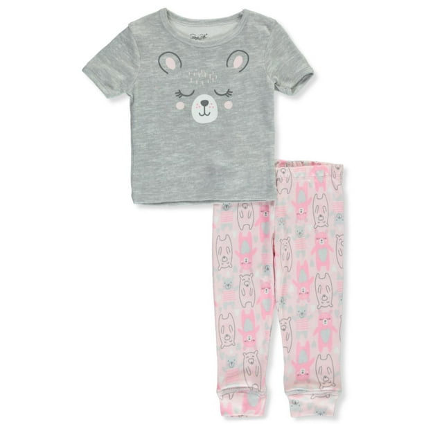 Rene Rofe Rene Rofe Baby Girls' Happy Bear 2Piece Pajamas (Infant
