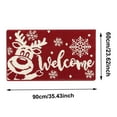 thumbnail image 2 of SIfdSeng Tapis d'Entrée « Get it Fast » 20 Pouces X 32 Pouces Tapis de Bienvenue Lavable Profil Bas Tapis de Porte d'Entrée pour Intérieur Extérieur Hiver Noël Fête Porte d'Entrée, 2 of 2