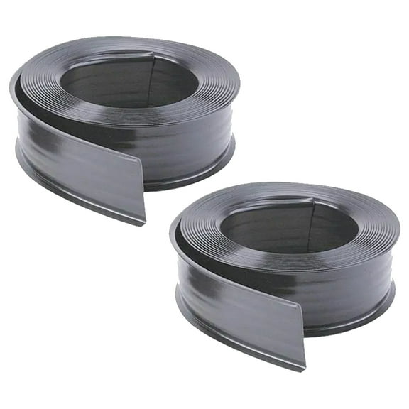 Leaf Spring Liner with Lip, 1-3/4 Inch, Black - 2 Pack