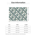 thumbnail image 5 of Yiaed Flower Print Blanket Throw Blanket Soft Cozy Flannel Blanket for Home Bed Sofa Couch Chair-80"x60", 5 of 6