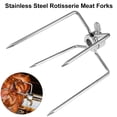 thumbnail image 3 of Grill Rotisserie Meat Forks Multi-functional Plating Grill Fork Outdoor Barbecue Accessories, 3 of 8
