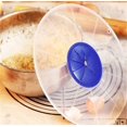 thumbnail image 2 of IBAOLEA Silicone Cover Splash Cooking Guard Mixing Bowl Splatter Screen Baking Mixing Bowl Guard Covers Pots Shields(Blue + white), 2 of 6