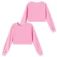 thumbnail image 5 of Cowsor Girls Crop Tops Kids Long Sleeve Pullover Sweatshirts Girls Cropped Crewneck Sweatshir, 5 of 7