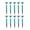 Blue, variant on Solar Pathway Lights Outdoor, 10 Pack Solar Garden Lights Auto On/Off, Decorative Led Landscape Lighting for Walkway Yard Patio