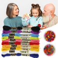 thumbnail image 2 of Colorful Ropes Beads Kit for Bracelet Making Kit for Girls Kids Friendship, 2 of 8