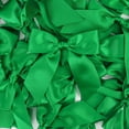 thumbnail image 4 of Lazos de satén verde esmeralda AIMUDI de 4.5 pulgadas con lazos retorcidos, 36 unidades, 4 of 6