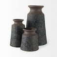 thumbnail image 3 of Mercana Sefina II Medium Brown/Black Patterned Ceramic Vase, 3 of 7