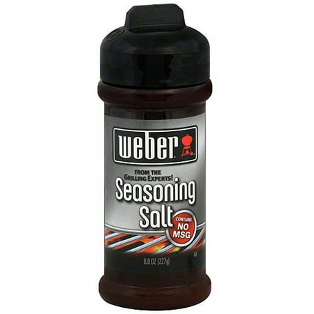 Weber Seasoning Salt, 8.0 oz (Pack of 8)