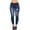 Dark Blue, variant on Idoravan Stretchy Jeans for Women on Women Skinny Pants High Waist Stretch Slim Pencil Trousers