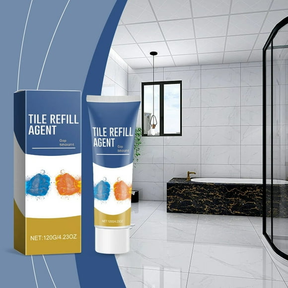 Ceramic Tile Grout Sealant Household Kitchen Bathroom Floor Tile Sealant Cement Crack Filler Wall Patch 6x6 Board Drywall for Bathroom Stress Crack Tape Plaster Wall Spray Wall Panel Cover Hole