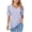 Purple, variant on WIZUTIZ Plus Size Tops for Women up to 65% Off Work Out Loose Fit Breathable Athletic Shirts Ladies Trendy Short Sleeve Tshirt Sports Solid Tops Retro Fashion Tshirts Vintage V-Neck Tee T-shirt Bl