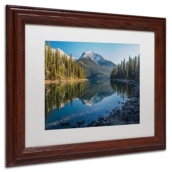 Trademark Fine Art "Jasper Morning" Canvas Art by Pierre Leclerc, White Matte/Wood Frame