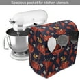 thumbnail image 2 of Jacobean Stand Mixer Cover, Continuous Pattern of Blooming Flowers and Little Birds, Kitchen Appliance Organizer Bag Cover with Pockets, 5 Quarts, Indigo Vermilion, by Ambesonne, 2 of 4