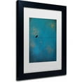 thumbnail image 2 of Trademark Fine Art "Lone Bird Blue" Canvas Art by Nicole Dietz, White Matte/Black Frame, 2 of 4