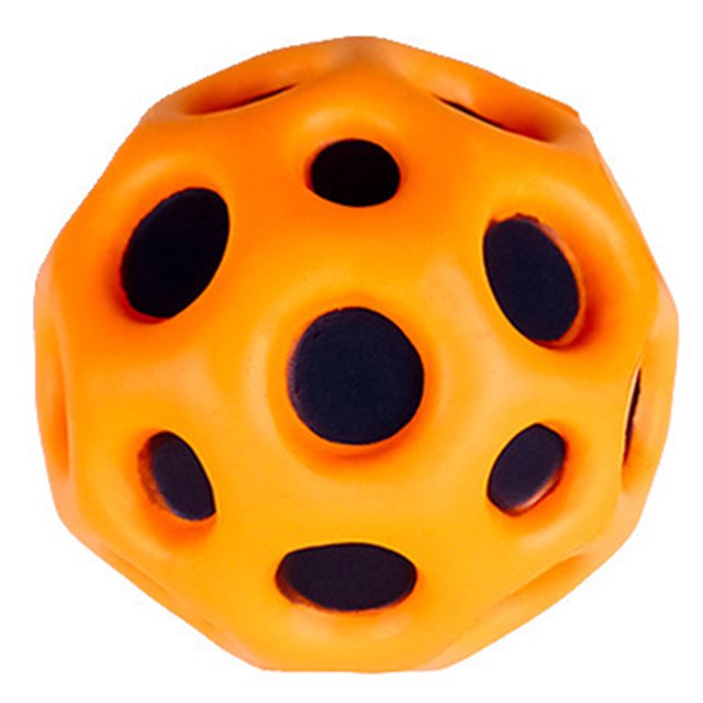 Espacial Con Agujeros Rebote PU Porosa Pelota Juguete Interactiva para Padres E Hijos Pelota Deportiva para Ejercicios (naranja) (Naranja)