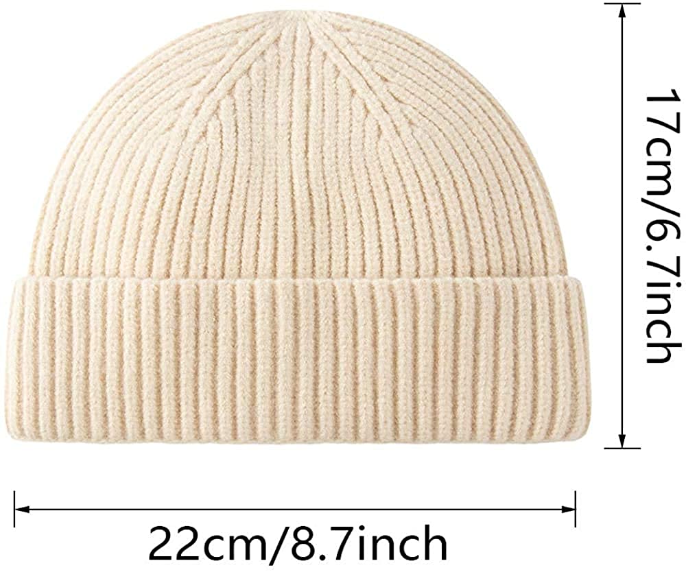 Knit Beanie Hats for Men Women Thin 