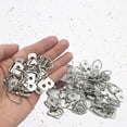 thumbnail image 6 of 100 Pack Small D-Ring Steel Picture Hangers with Screws Picture Frames Picture Hang Solutions,for Hanging Clock Paintings Artwork Picture Frame Hook Photos, 6 of 7