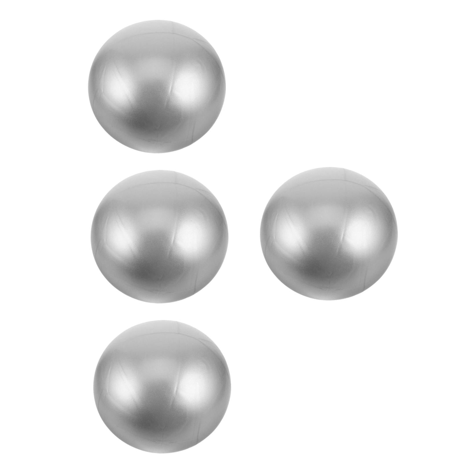 WORGEOUS 4pcs Mini Exercise Ball Pilates And Yoga Small Fitness Ball For Home Workouts And Physical Soft And Flexible Pvc