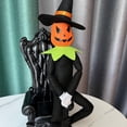 thumbnail image 6 of Halloween Christmas Pumpkin Elf Plush Doll, 14" Handmade Pumpkin Toy, Pumpkin Elf Inside Halloween Decorations for Halloween and Fall Harvest Holiday Tabletop Home Decorations, 6 of 6