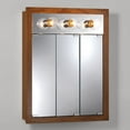 thumbnail image 1 of Jensen Medicine Cabinet Granville Tri-View 3-Light 24W x 30H in. Surface Mount Medicine Cabinet, 1 of 2