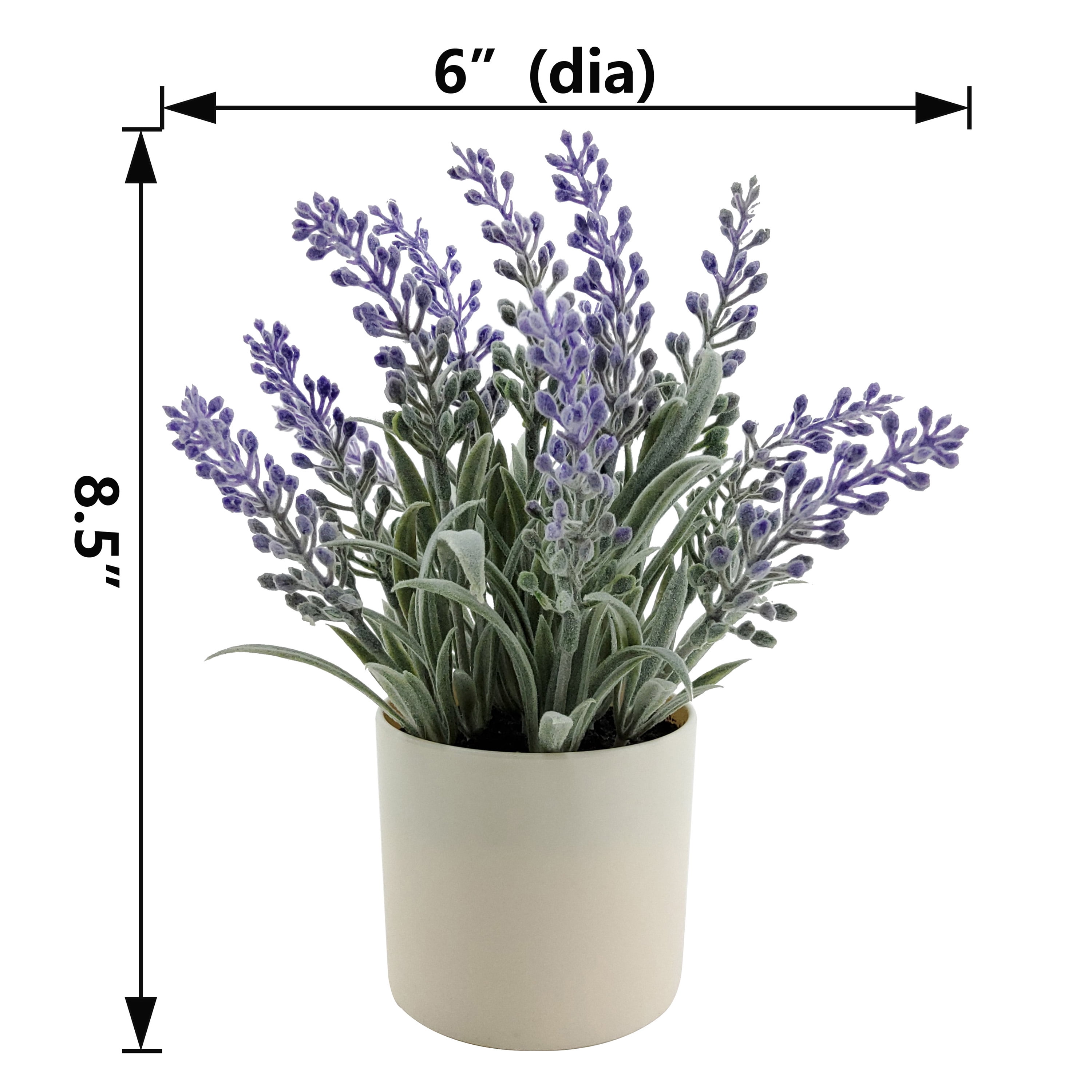 Mainstays 8.5-inch Indoor Purple Lavender Artificial Flower in