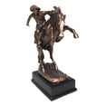 thumbnail image 3 of Ebros Wild West Rodeo Cowboy Training A Rearing Bronco Horse Statue W/ Base, 3 of 7