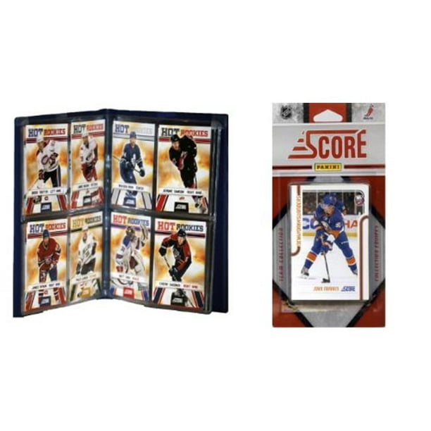 C & I Collectables 2011NYITS NHL New York Islanders Licensed 2011 Score Team Set and Storage Album