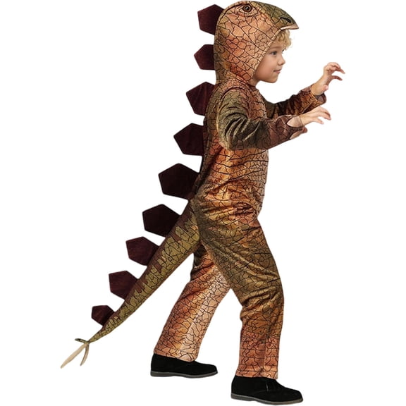 LIIPEE Kids Dinosaur Costumes Boys Girls Unisex Cute Hooded Onesies Party Dress Up Clothes,3-5 Years