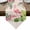 Pink, variant on Summer Flamingos Table Runner Linen Burlap Table Runner 70 Inches Long Tropical Pink Botanical Flowers Cactus Dresser Scarves for Kitchen Island Coffee Dining Room Party Wedding Holiday Decor 13"x70"