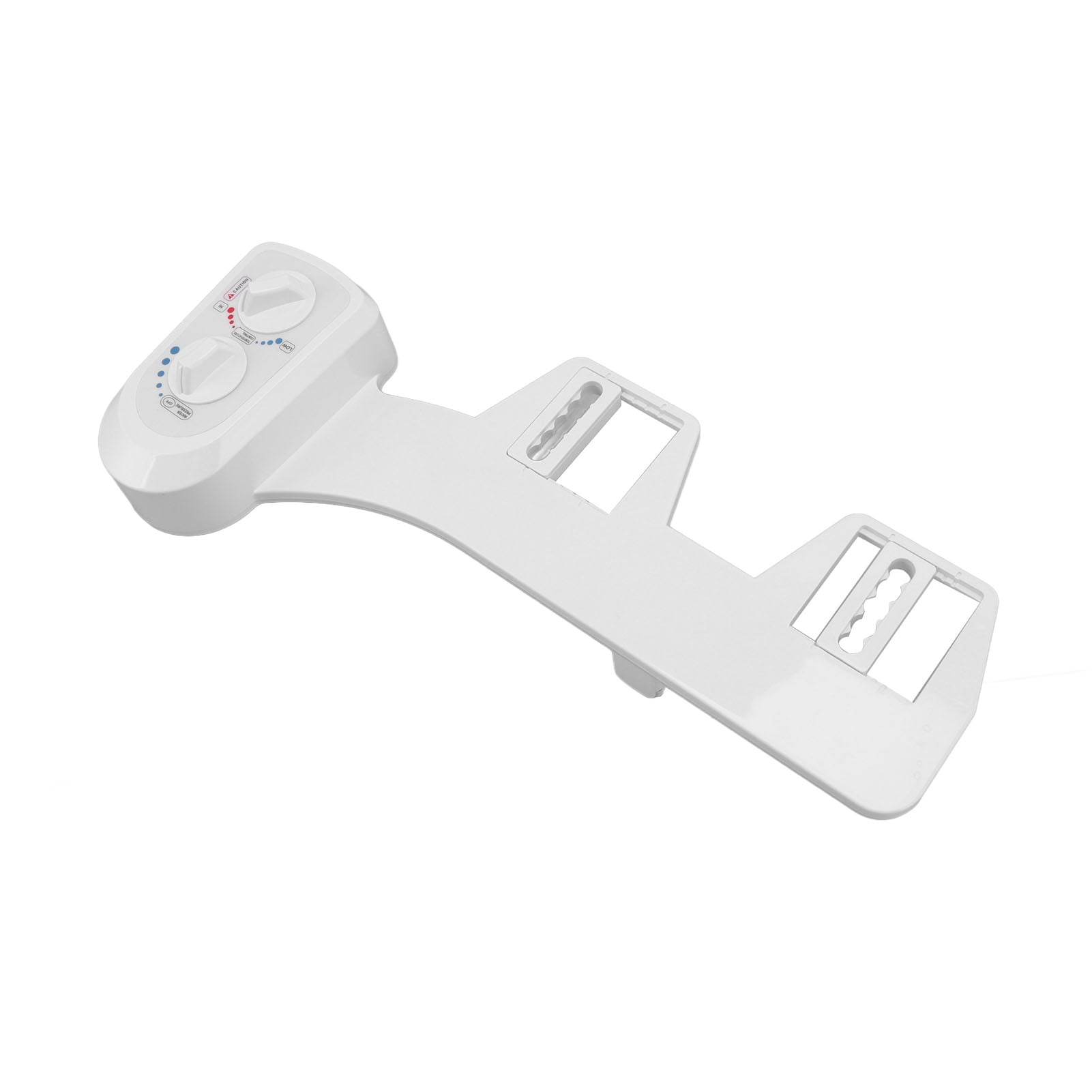 Rupoun Non Electric Bidet Attachment with Self Cleaning Dual Nozzles, Toilet Bidet Spray for Home Bathroom, White (18.11 inches / 46 cm)