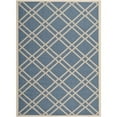 thumbnail image 1 of Safavieh Tapis Bleu Intérieur Extérieur - 4 Pieds x 5 Pieds7 Pouces, 1 of 5