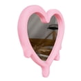 thumbnail image 2 of Espejo Decorativo de Pared en Forma de Corazón Rosa, 2 of 4