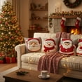 thumbnail image 3 of Christmas Pillow Cover under $5! Xqxayjr 3D Christmas Pillow Cover 45x45cm, Festive Decorative Pillow Case, Realistic Design Cushion Cover, Holiday Home Decor for Living Room, 3 of 9