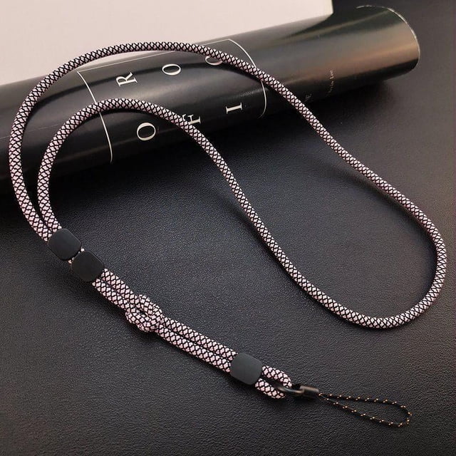 Cordón para teléfono móvil, largo, sencillo, de doble uso, desmontable, ajustable, cadena para teléfono móvil, funda sólida para teléfono, antipérdida