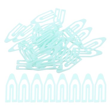 60Pcs File Document Paper Clips Unique Shaped Paper Clips Lovely Small Paper Clips Office Paper Clips