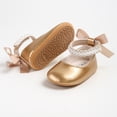 thumbnail image 7 of Quealent Baby Shoes Mary Jane Flats Non Slip Soft Sole Toddler Sneakers First Walkers Party Christmas Dress Shoes Gold for Size 11, 7 of 7