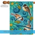 thumbnail image 3 of Toland Home Garden Chickadees House Flag, 3 of 5