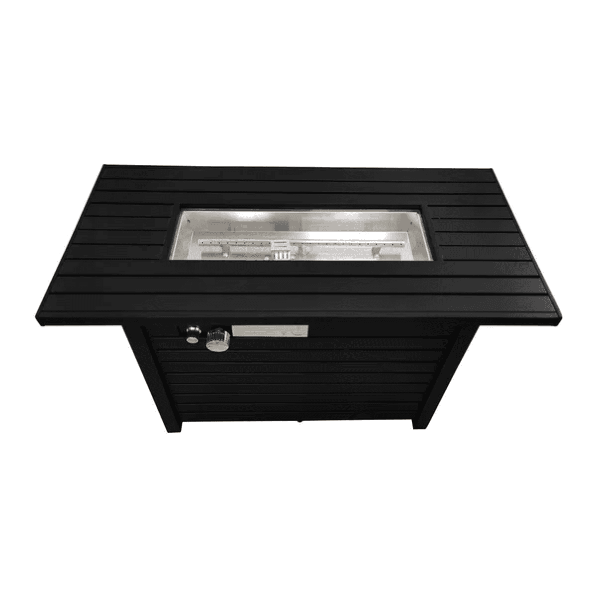 Miekor Furniture 24" H Steel Propane Outdoor Fire Pit Table With Lid - CM-1124 18444