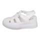 thumbnail image 1 of Bmisegm 2024 Summer Women's Wedge Heel Thick Sole with Elevated Hollow Out Fashion Sports Sandals Womens Sandals Summer White 8, 1 of 8