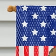 thumbnail image 3 of Caroline's Treasures BB2186CHF God Bless American Flag with Chocolate Brown Poodle Flag Canvas House Size , Large,, 3 of 4