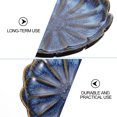 thumbnail image 4 of Flower Shape Snack Dish Ceramic Side Dish Plate Seasoning Sauce Dipping Bowl, 4 of 8