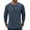 Navy Blue, variant on COOFANDY Men's Henley Shirts Long Sleeve Casual Basic Solid Tees Soft Stretch Lightweight T-Shirt Fall Fashion Henley Top