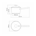 thumbnail image 3 of Olla honda Tramotina Allegra 2.1 Lt Acero inoxidable, 3 of 4