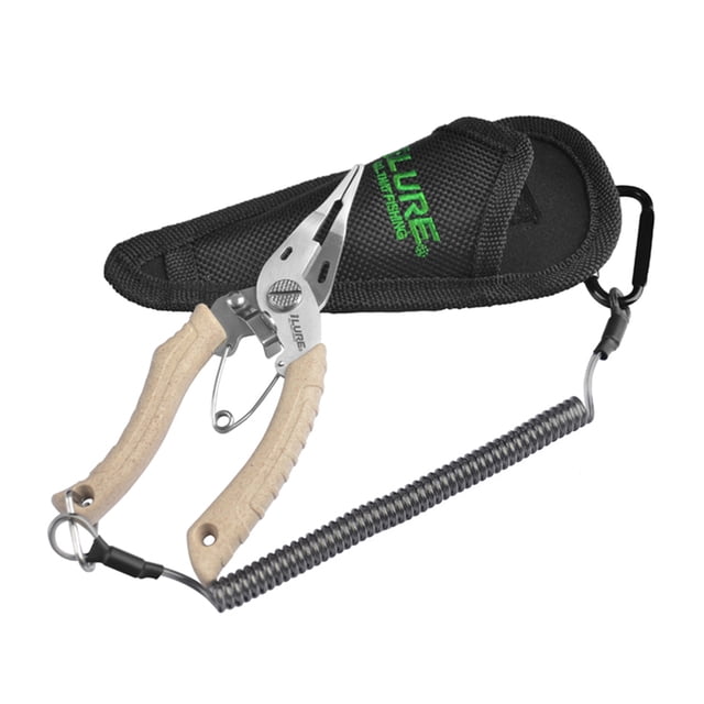 Fishing Pliers Scissors Stainless Steel Fishing Line Cutter Split Ring Pliers Hook Remover Tool with