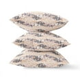 thumbnail image 2 of Lily Garden Stripes Indoor/Outdoor Pillow in Light Peach 26x26, 2 of 7