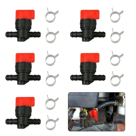 Motorcycle Fuel Valve 5 pcs 1/4